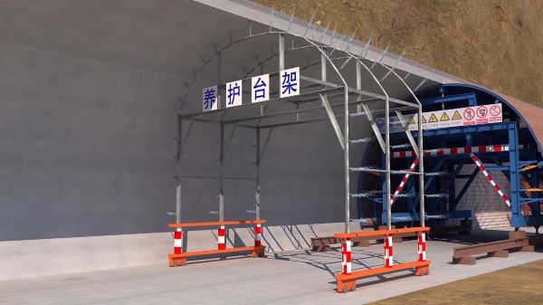 石峰区隧道施工动画制作公司 - 隧道施工工艺和施工方法 - 隧道施工汇报动画视频 - bim 工程施工动画